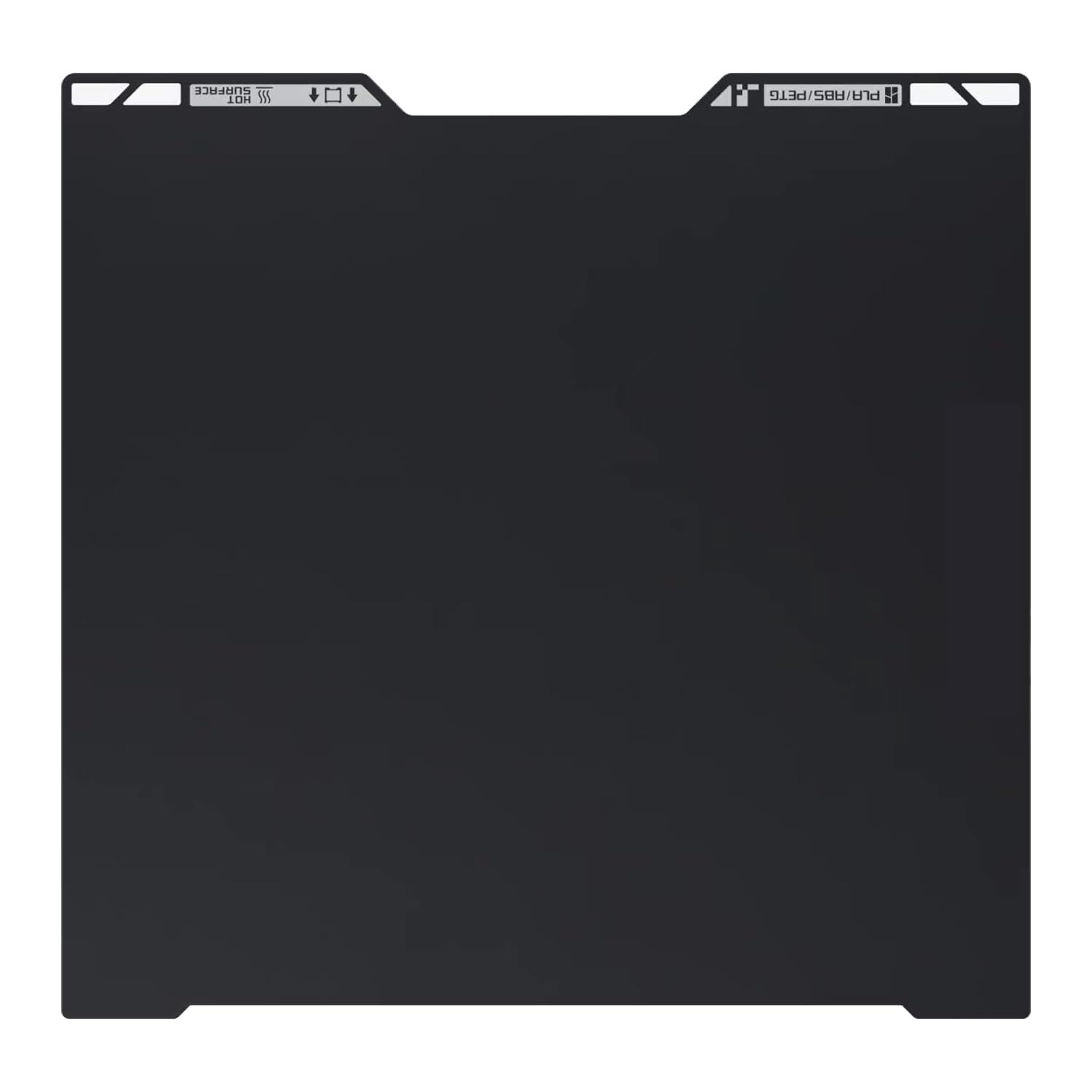 3D Printer H2C Build Plate Double Sided PEI Textured Sheet, 335x346.5mm Heat Bed Flexible Removable Spring Steel Heated 3D Printing Bed Platform Mat for Bambu Lab H2C Black