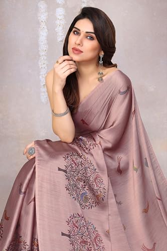 Image of MIRCHI FASHION Women's Ready to Wear 1 Minute Drape Chiffon Printed Saree with Blouse Piece