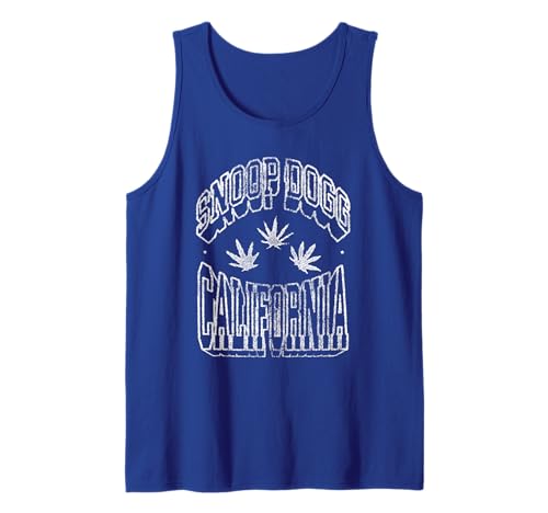 Hoja Oficial de Snoop Dogg California Camiseta sin Mangas