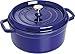 STAUB Casseruola/Cocotte in ghisa, Rotonda 24 cm, 3,8 l, Blu scuro
