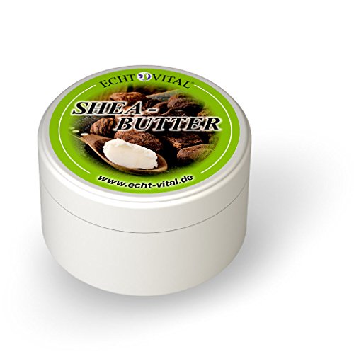 Preisvergleich Produktbild ECHT VITAL Sheabutter - 200 g / Kaltgepresst und Unraffiniert / Reine Naturkosmetik aus nachhaltiger Wildsammlung / Handgeknetet, vegan und natürlich