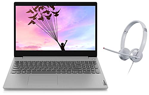 Image of Lenovo IdeaPad Slim 3 10th Gen Intel i3 15.6 inch FHD Thin&Light Laptop(4GB /256GB SSD /Win /MSO /UHD /Platinum Grey /1.7Kg) 81WB0158IN 100 Stereo Analog Headset (3.5mm Jack) | 30mm Audio Drivers