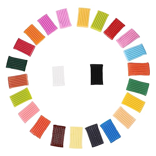 DIKACA 1 Caja Colores de Arcilla Manualidades DIY Arcilla de Modelado Suave y Flexible Proyectos y Esculturas