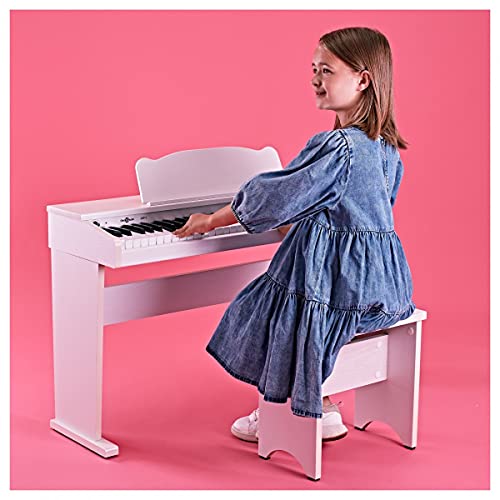 Piano Numérique Junior JDP-1 par Gear4music Noir Mat - Les Beatles, Paul McCartney, John Lennon, RIngo Starr, George Harrison Piano Numérique Junior JDP-1 par Gear4music Noir Mat – Image 4