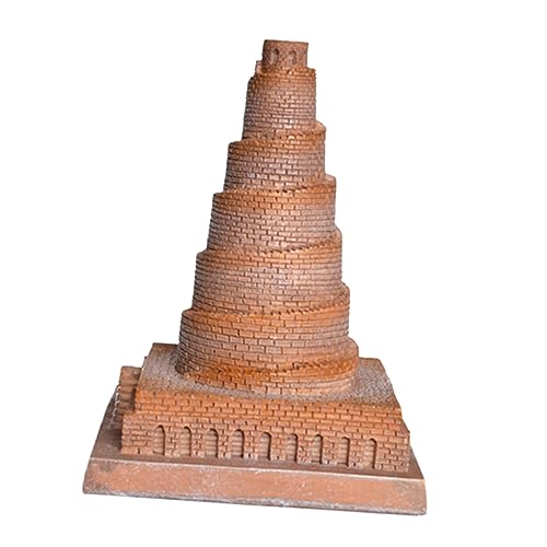 Cabilock Mesa 1 Pc Modelo de Arquitectura Edificio Mini Torre Modelos artesanías de Resina Arquitectura Escultura artesanía Adornos de Arquitectura Estilo Europeo Estatua Decorar