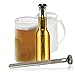Confezione di Birra sempre fredda include+Caraffa refrigeratrice per congelatore+Asta refrigerante per bottiglie + Pratica mini frigorifero portatile - Regalo originale e pratico