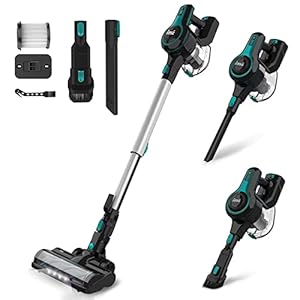 INSE Cordless Vacuum Cleaner, Stick Vacuum with 6-in-1 Rechargeable Vacuum