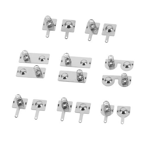 ORFOFE Metálico para Baterías Placa de Contacto para Pilas AA/AAA Juego de 11 Piezas Compatible Control Remoto Juguetes y Dispositivos Electrónicos