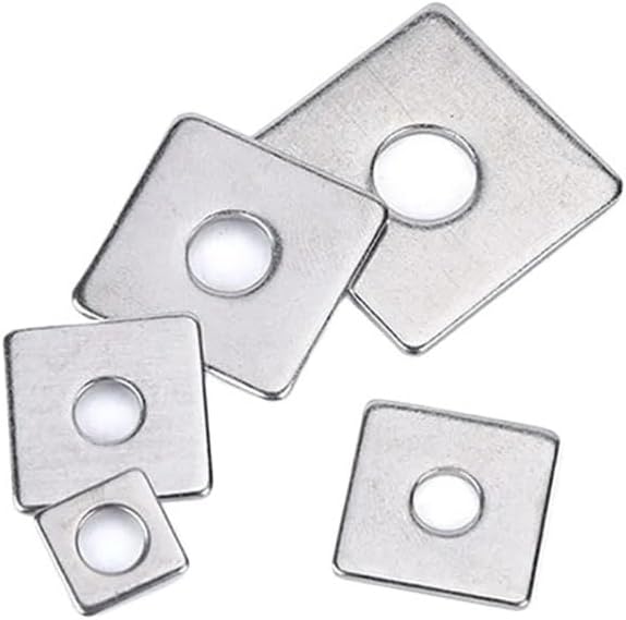Washers Assorted Washers 1/5/10Pcs Square Rings Galvanized Flat Gasket M8 M10 M12 M14 M16 Fastener Washers(10pcs,M16 x 40 x 3mm)