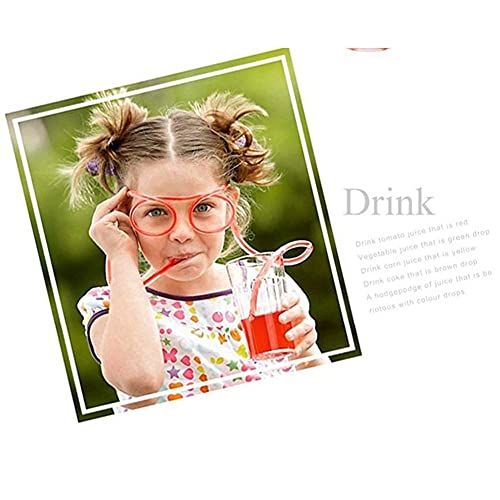 8Piece Silly Straw Eye Glasses, Crazy Straws For Kids Kids Funny Glasses Silly Straws Reusable Party Supplies For Kids Crazy Straws For Skids Reusable #TOP5