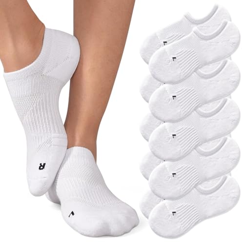 Image of ForBaysy Low Cut No Show Socks Womens Athletic Cushioned Ankle Socks for Sneakers Invisible Sport Cotton Socks Multiple Pairs
