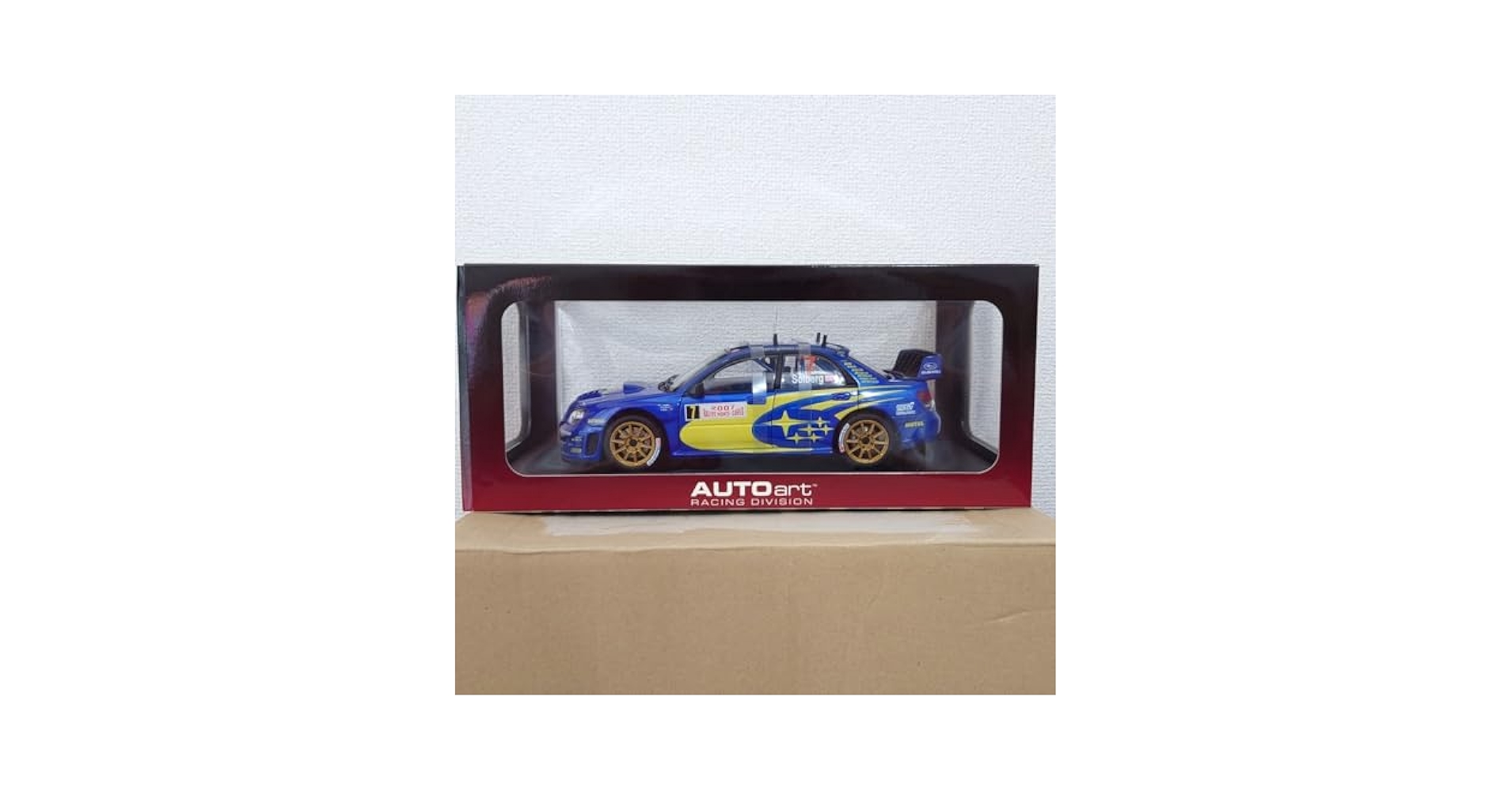 AUOTart製1/18 2004年スバルインプレッサWRC/ペターソルベルグ AUOTart製1/18 2004年スバルインプレッサWRC/ペターソルベルグ