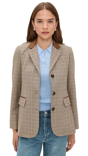 rag & bone Women's Evia Plaid Blazer