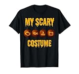 Halloween Car Warning Lights Scary Costume T-Shirt
