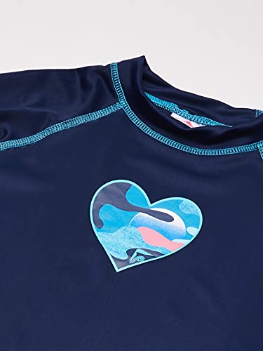 Image of Kanu Surf Girls' Karlie Rash Guard UPF 50+ Sun Protection Short Sleeve Swim Shirt