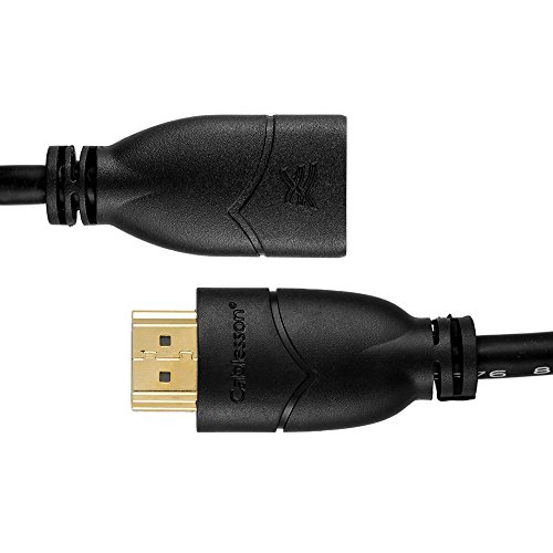 Cablesson Basic 1 ft / 0.5m High Speed HDMI Extension Cable (HDMI Type A, v2.1/2.0b/2.0a/2.0/1.4), 4K, 3D, UHD, ARC, Full HD - Image 3