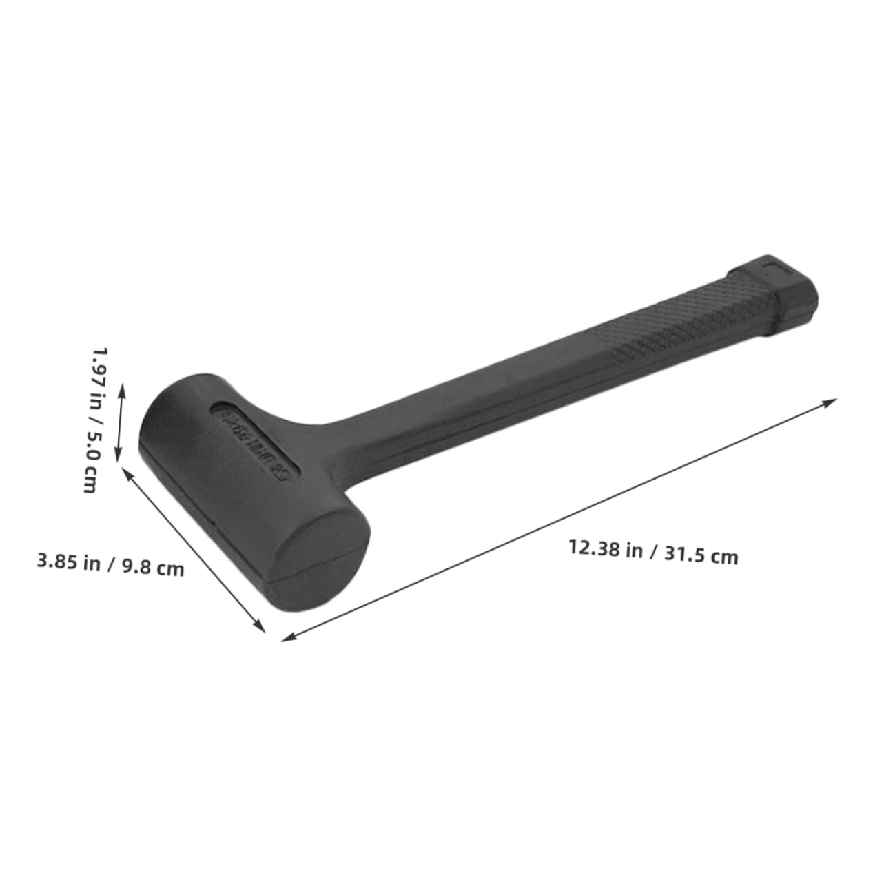 NULYLU Rubber Mallet Hammer Durable No Elasticity for Tiling and Construction Work