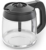 12-Cup Glass Coffee Carafe Replacement Compatible ONLY with Ninja Coffee Brewer Maker Models CE251 CE201 CE201C CE200 CE200C