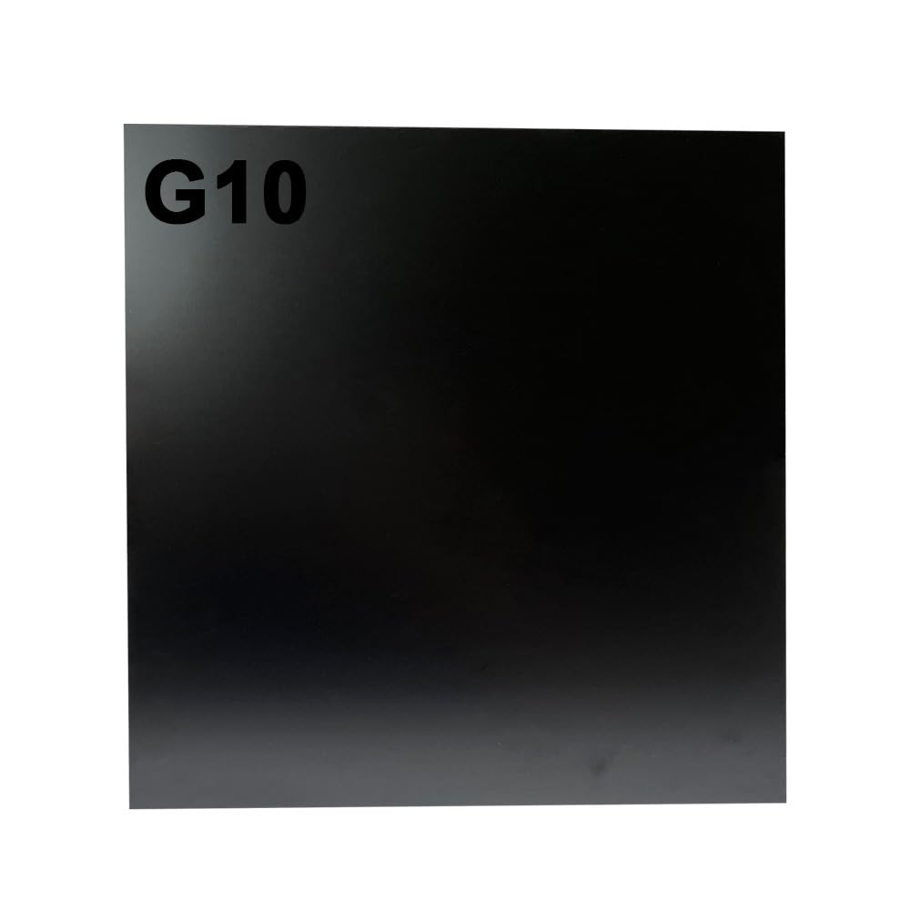 G10 Sheet Fiberglass Panel, Epoxy Resin Panel, 235x235x1.5mm Black