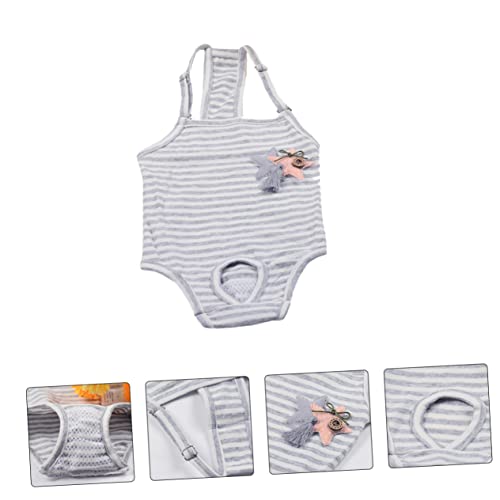 Housoutil 2 Unidades suspensórios calças fisiológicas roupa pet roupinha pet roupa de cachorro sanit