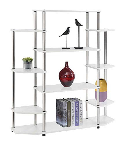 Convenience Concepts Designs2Go White Wall Unit Bookshelf #TOP18
