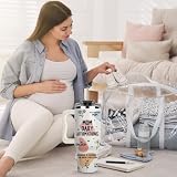 LIERIE8888 Mom Daily Affirmations Tumbler 40Oz – Gifts for Mom's Birthday, Mother's Day, Expecting Moms Present, Momma Gifts from Daughters, Sons, Kids, Inspirational Mama Mug, New Mommy Cup