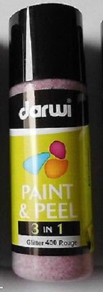 Darwi 3 in 1 Paint and Peel 80 ml Glitter Rouge 400