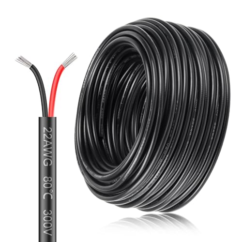 Câble électrique en cuivre étamé 22 AWG à haute durabilité 50m