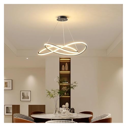 Suspension de restaurant nordique lustre table à manger blanc dimmable - 5