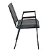 Flash Furniture HERCULES Series Heavy Duty Gray Fabric Stack Chair with Arms and Ganging Bracket