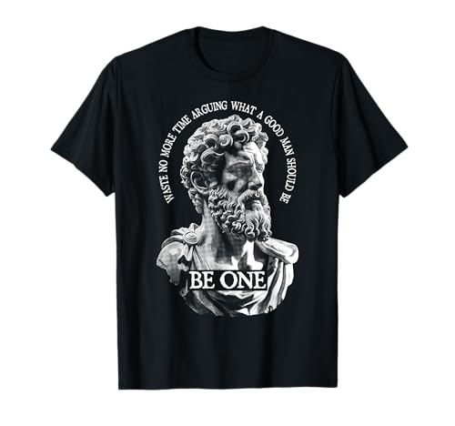 Marco aurelio filosofía estoica buen hombre ser uno estoicismo camiseta