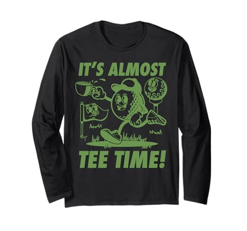 Trendy Apparel It's Almost Tee Time! Running Toon Golf Ball ����T�V���c