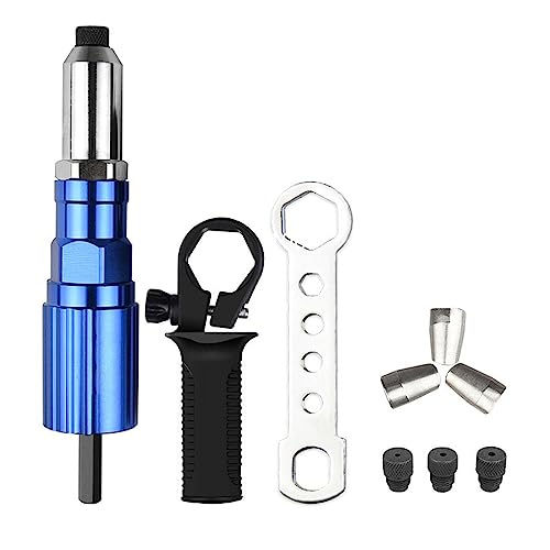 Adaptateur de rivet pour perceuse avec boîtier robuste en aluminium