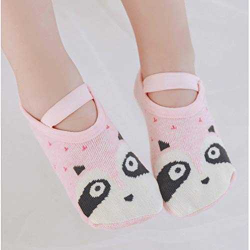 Yenzat Baby Toddler Anti Slip Non Skid Socks with Grip for Infant Girls Slippers 6 Pairs2