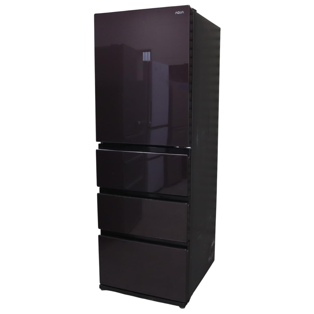 Amazon | AQUA 4ドア冷蔵庫(430L・右開き) クリアモカブラウン AQR