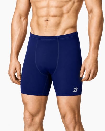 Roadbox Men's Athletic Swim Jammers, Quick Dry Competitive Racing Swimsuit