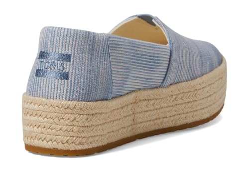 Image of TOMS Women's Valencia Platform Espadrille, Textile Upper, OrthoLite Insole
