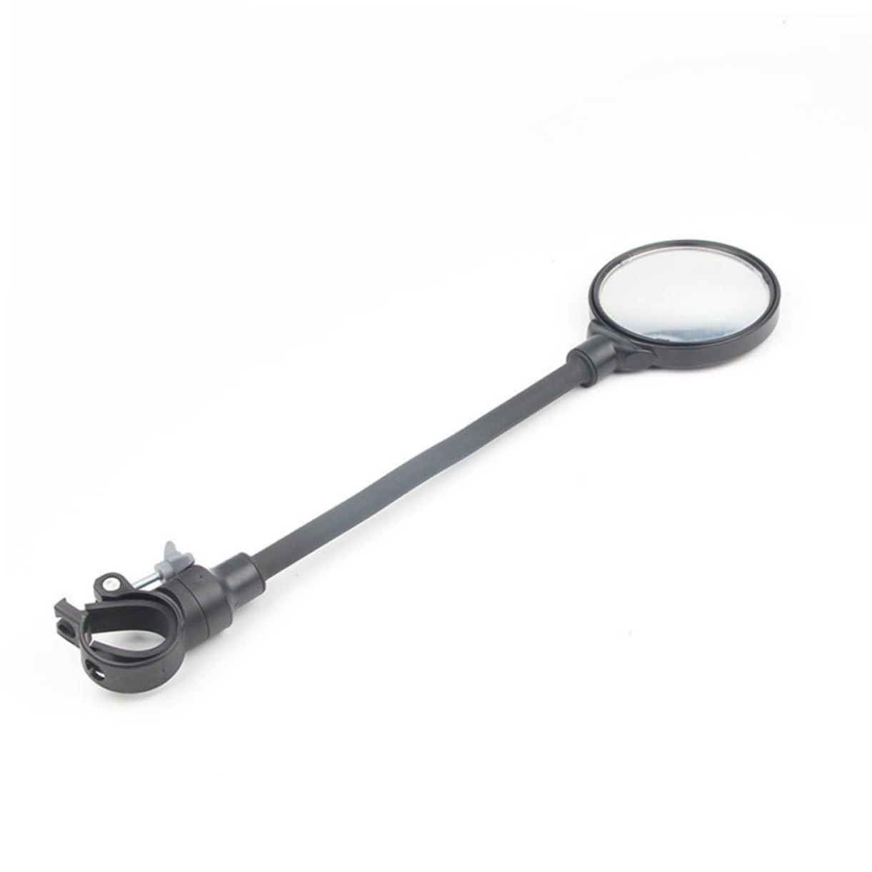 Hemobllo 2 Pezzi specchietto per bicicletta specchietto retrovisore manubrio specchietto per bici da manubrio specchietto elettrocarro regolazione specchietto catadiottro per bici Black