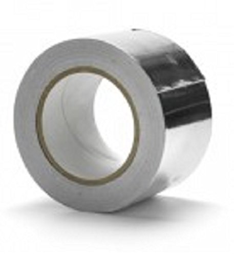 Cinta de lámina de aluminio + camisa - Plata (48mm x 45M) - 5 rollos Cover