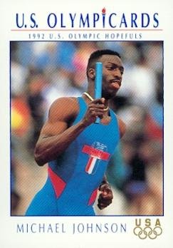 Amazon.com: Michael Johnson trading Card (Olympic Gold Medal USA