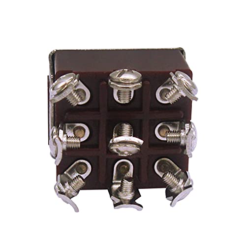 Interrupteur à bascule de puissance inverseur triphasé 3 positions 15A 250V AC pour tableau