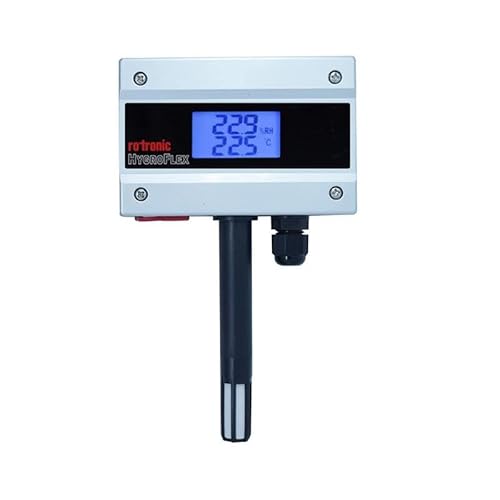Wall-Mounted Temp & Humidity Transmitter with LCD