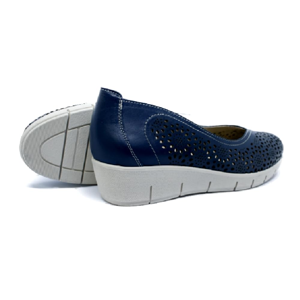 48+ hours- Mercedes Piel cuña 5 cm - 1005 para: Mujer
