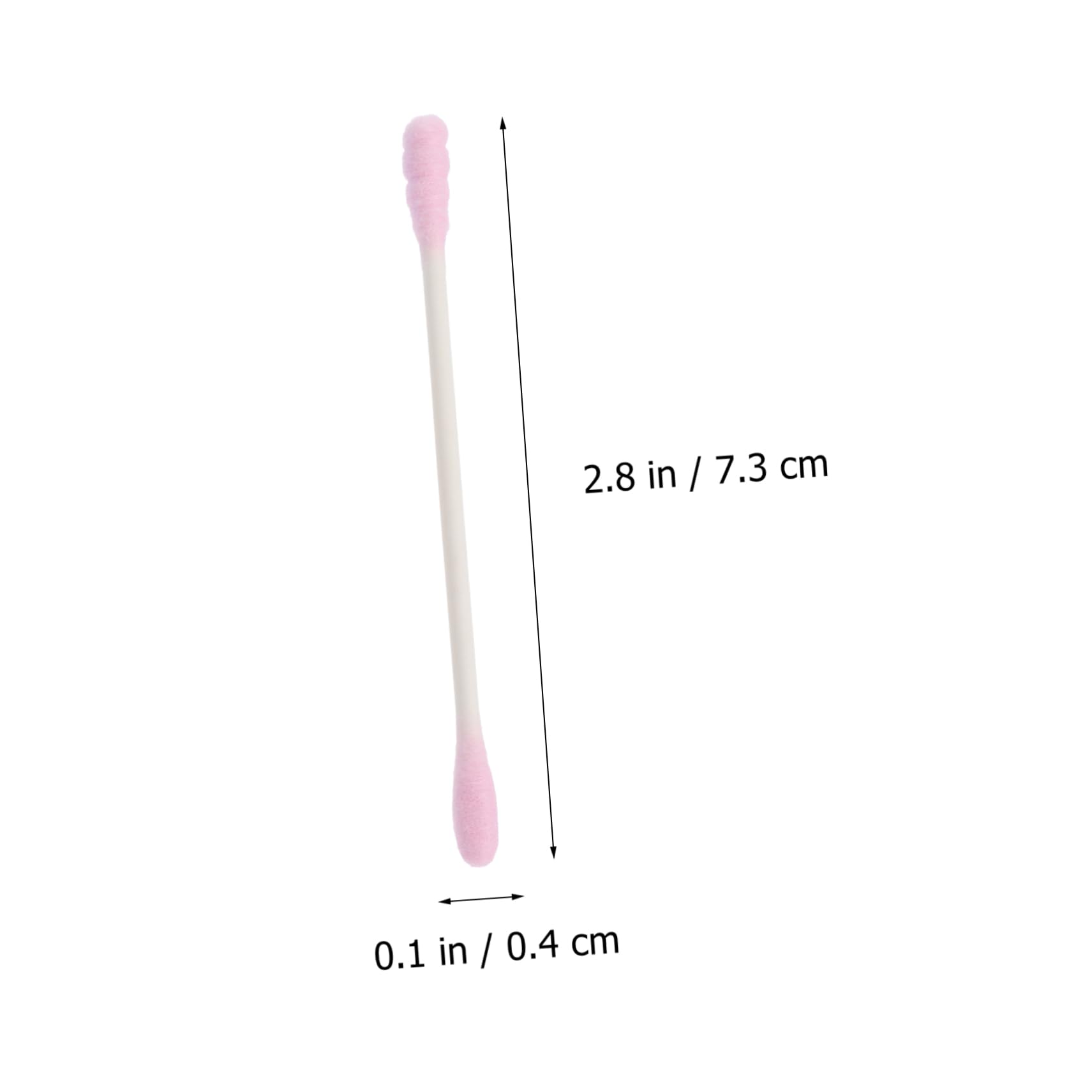 HONMEET Swabs 400pcs Cotton Swabs for Makeup Correction Mini Disposable Women's Beauty Tool for Daily Use