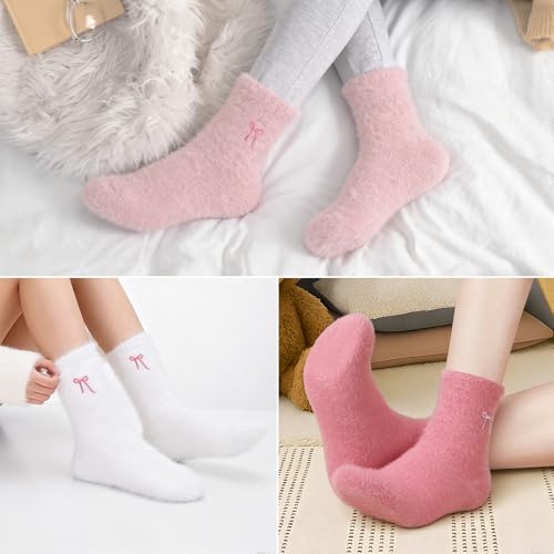 Zourglow 5 Paires Chaussettes Hiver pour Femme, EU 36-42 – vue 2