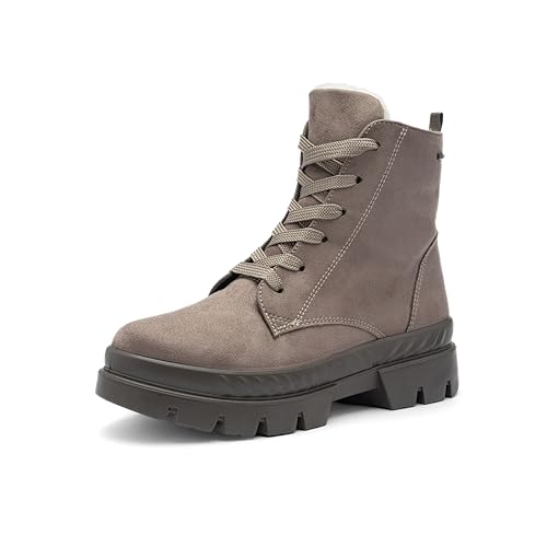 ARA Mood-GTX, Botas Cortas al Tobillo Mujer, Gris, 42.5 EU Ancho