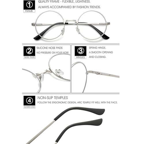 Image of BabyMoon New-Born Baby Specks Glasses | Baby Photoshoot Props | Silver