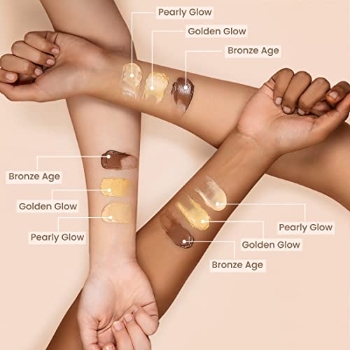 Earth Rhythm Glow Set Go Multipurpose Strobe Cream Spf 50 PA++++ | Primer, Highlighter, Moisturizer | Cocoa Butter, Vitamin E - Golden Glow - 40ml - Image 6