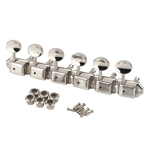 Set de 6 afinadores para guitarra eléctrica vintage miniatura 2