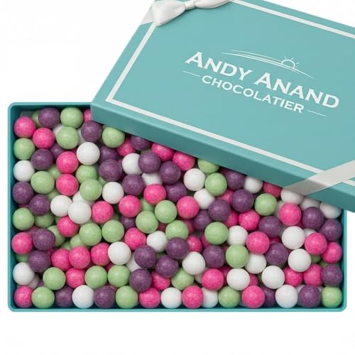 Andy Anand Belgian Dark Chocolate Mints - 1 lb Gift Box, Holland-Style After-Dinner Mint Thins with Real Peppermint Oil, Gluten-Free Gourmet Chocolate